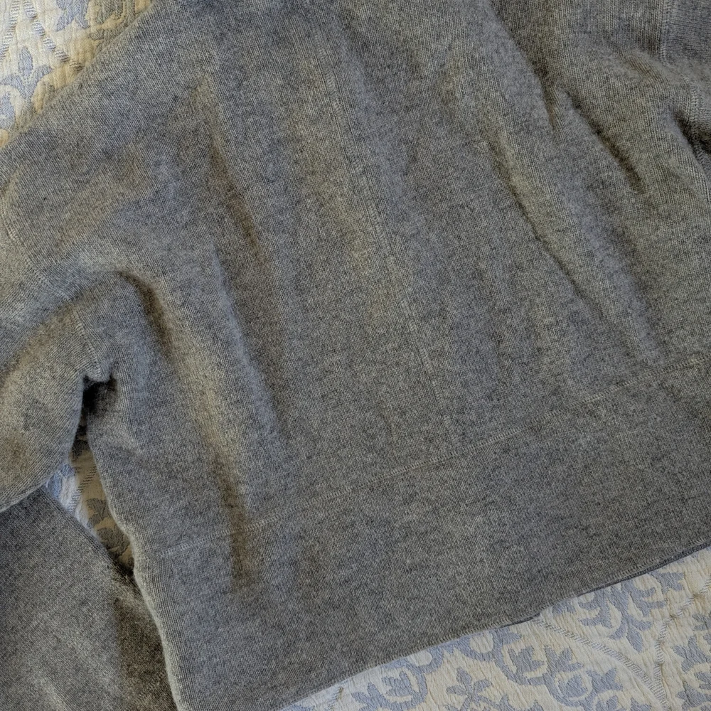 J. Crew Gray Button-Up Knit Jacket - Picture 5 of 7